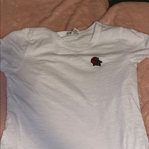 Forever 21 rose T-shirt